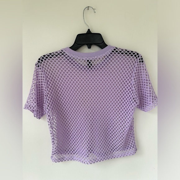 Purple mesh top size medium forever 21 - Picture 3 of 3